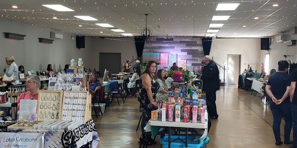 Vendor’s showcasing their products.