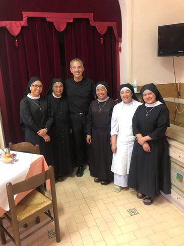 Raffaele with the AMAZING Suore at the Istituto Suore Teresiane. They are truly AMAZING!