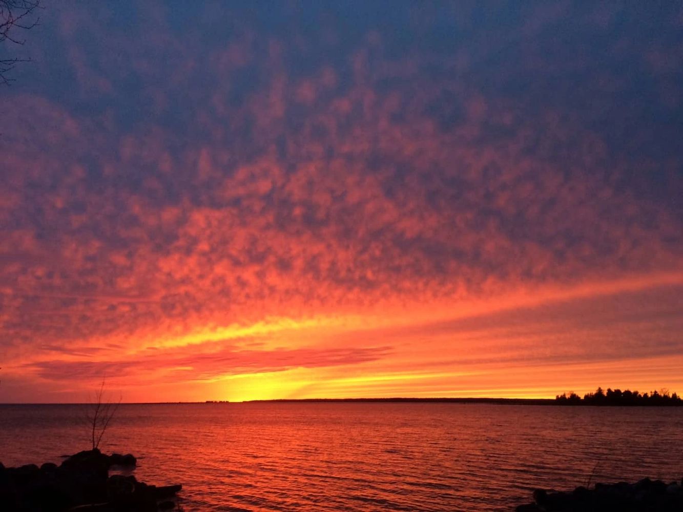 Lake Huron sunset