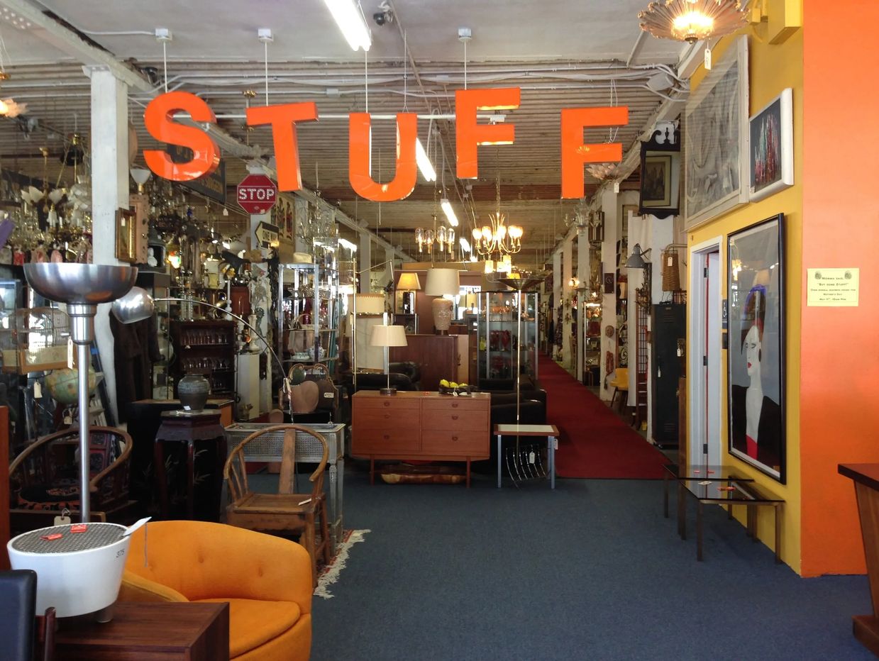 Danish modern furniture, antiques to vintage everything all kinds of stuff
11 -7   7days a week
