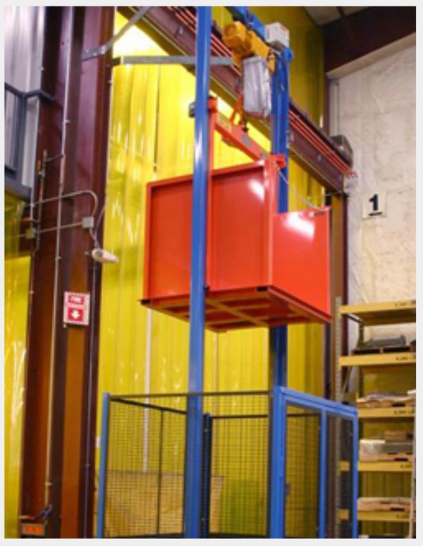 Material Lift Freight Lift Elevator for servicing mezzanine and mezzanine systems