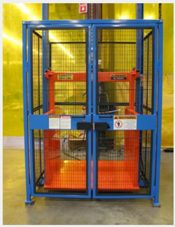 Material Lift Freight Lift Elevator safety guarding