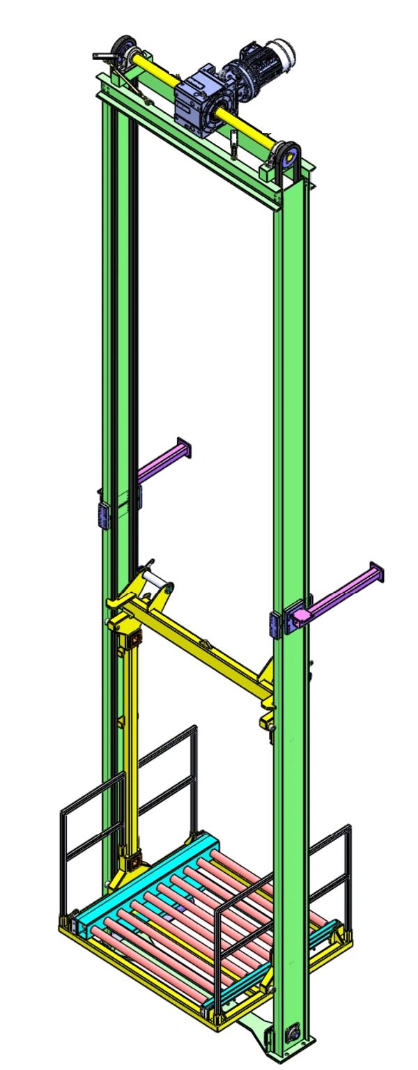 Automated Vertical Reciprocating Conveyor Pallet Lift Freight Lift