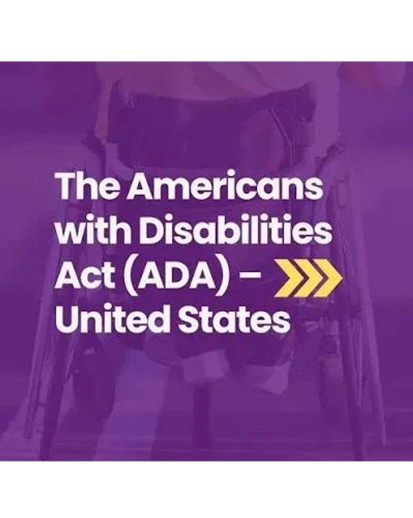Image about the Americans with Disabilities Act (ADA) in the U.S.