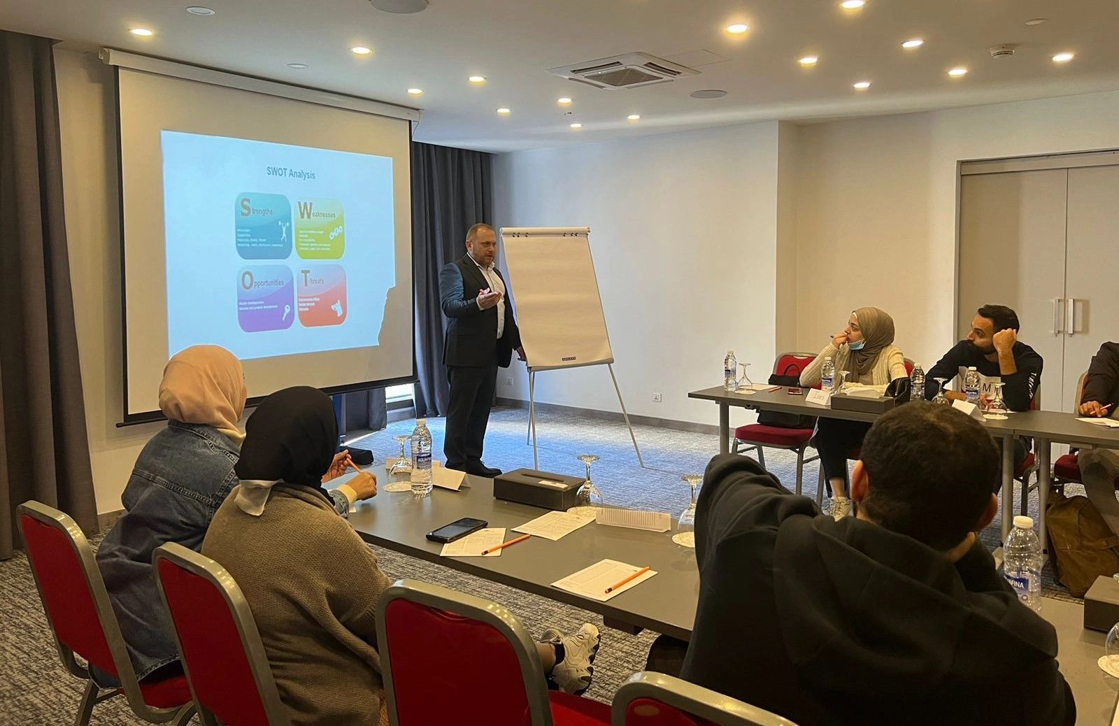 Business workshop for freelancers how to do SWOT analysis