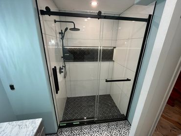 New bathroom renovation, tile shower