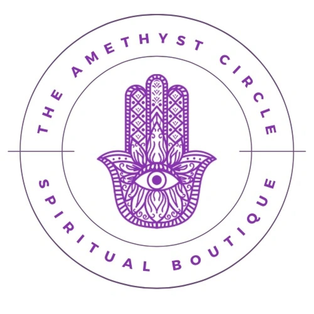 A purple hand with an eye