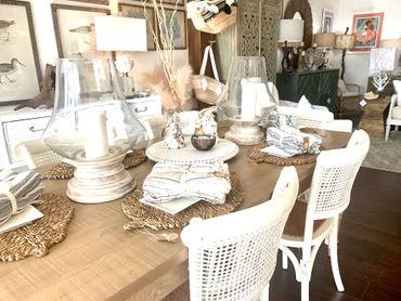 Coastal dining furniture at our Anastasia Island location