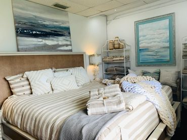Coastal bedding & bedroom sets refreshed and restocked often