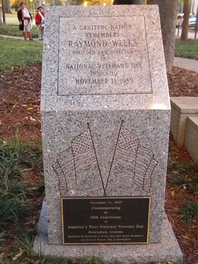 Raymond Weeks Memorial Monument