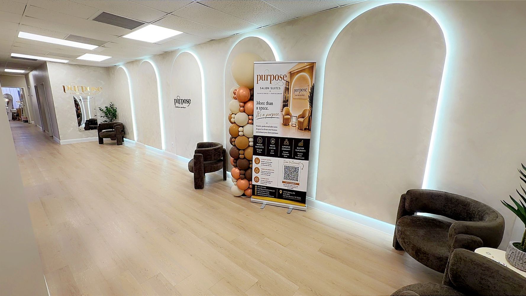 Renovation of a salon in Dallas remodeling