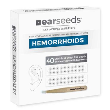 Hemorrhoids ear seeds kit.
