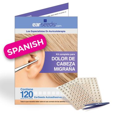 Dolor de cabeza migrana ear seeds kit.