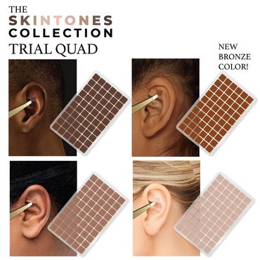 Skin tones ear seeds kits.