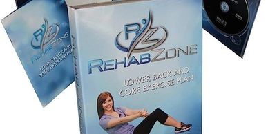 RehabZone Low Back Pain and Core Exercise Plan DVD Set