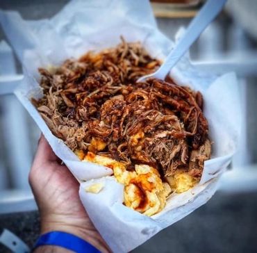 Pulled pork BBQ Macaroni and Cheese