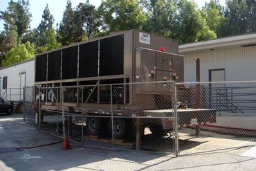 GLENDALE ADVENTIST MEDICAL CENTER
GLENDALE, CA
Temporary emergency 225-ton air-cooled chiller additi