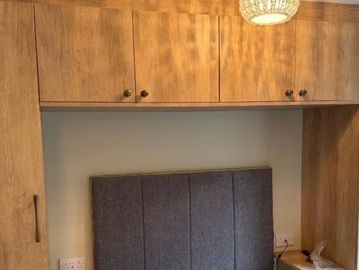 Installed flat pack bedroom furniture