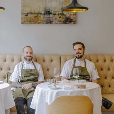 Blossom chefs and co-founders Mortimer Fraser and Fabio Miani