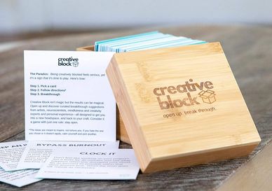 Creative Block - a great resource to help writers brainstorm, also great for classroom use. 