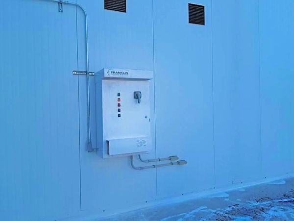 After we cleaned the commercial building properly.