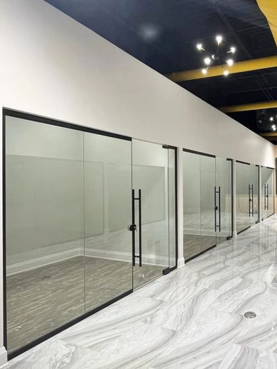 Office glass partition