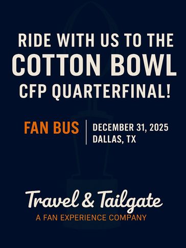 TRANSPORTATION TO 2025 COTTON BOWL CFP QUARTERFINAL AT AT&T STADIUM