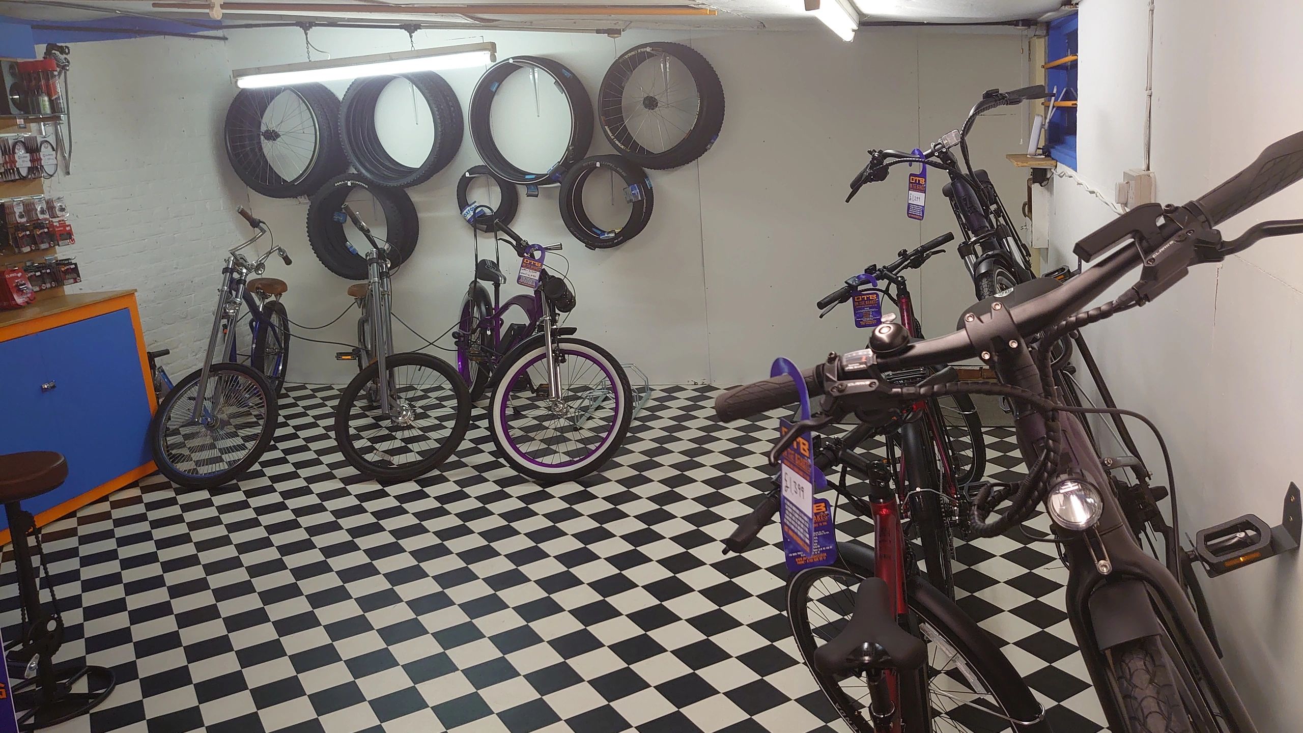 Cycle shop,  new bikes