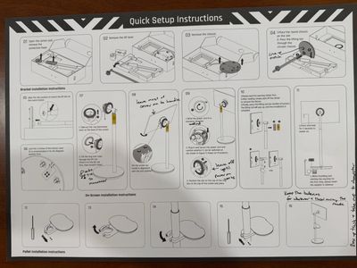 Monitor set-up instructions