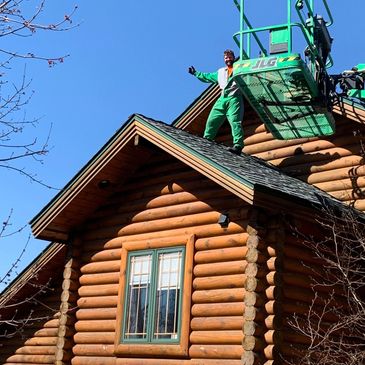 log home staining and restoration in deep creek maryland log home restoration blast stain