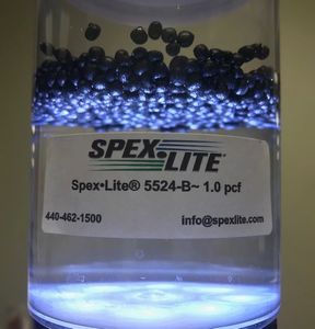 SpexLite 5524B Filler Bead Floating in a Jar of Water