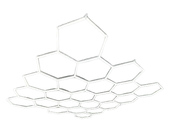 Hexagon commercial lightning supplied by our professional electricians all areas in Perth.