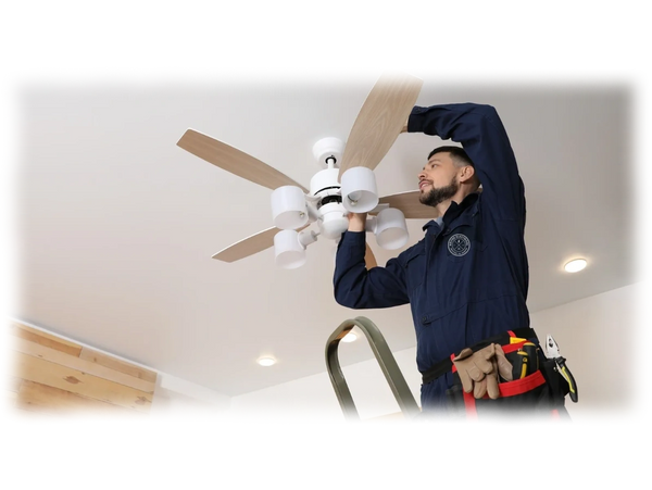 Outstanding Koitek Electrical service supply and installation of a ceiling fan to all areas in Perth