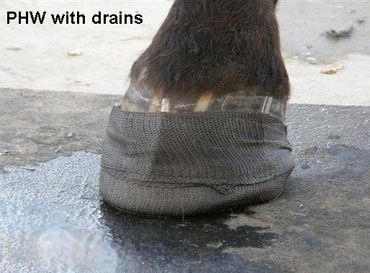 perfect hoof wear, hoof cast, hoof repair, hoof wall repair, hoof protection, horseshoe replacement
