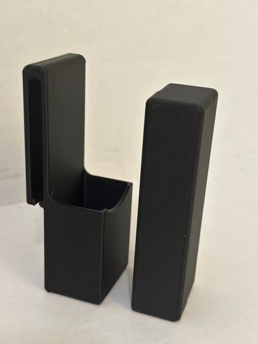 .44 caliber paper cartridge holder. 6-pack holds 6 paper cartridges from .30 caliber to .457 caliber