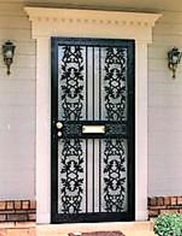 Photo of Security Storm Door.