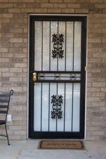 Photo of Security Storm Door.