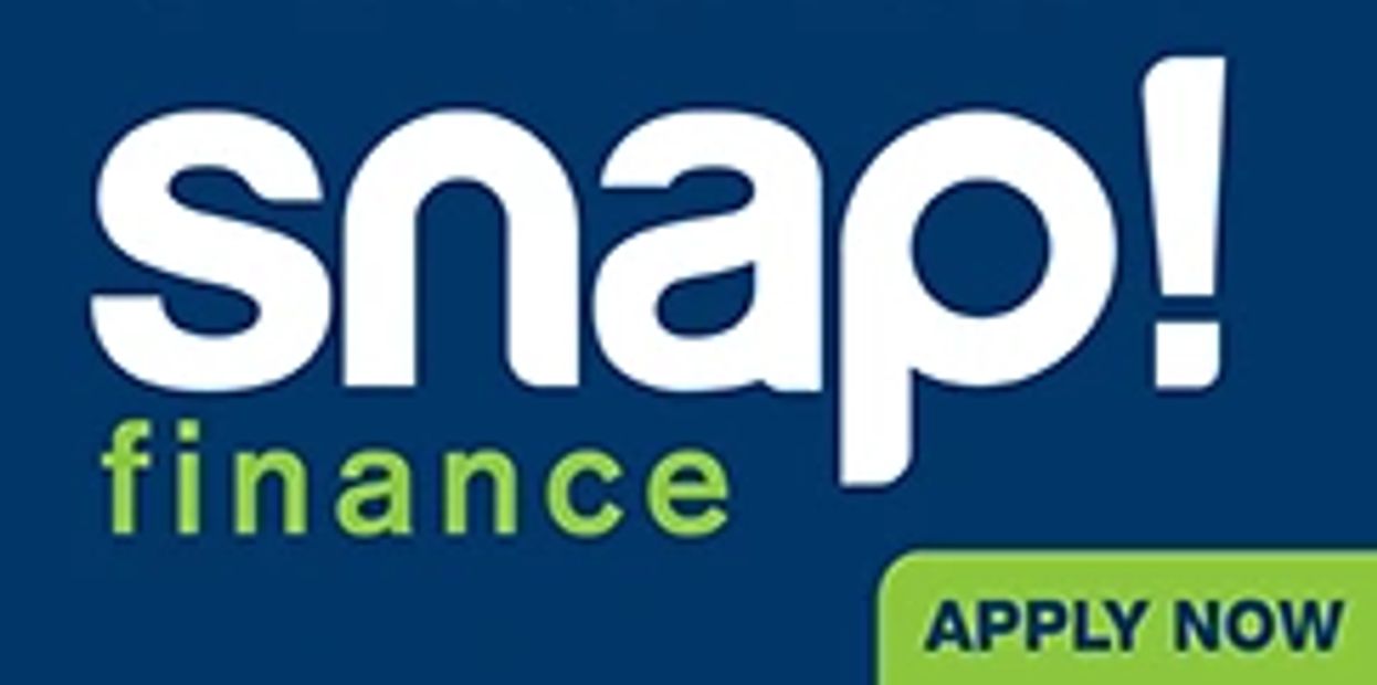 Snap finance Logo, Up tp 80% approved.