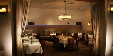 view of the Kellari Taverna dining hall