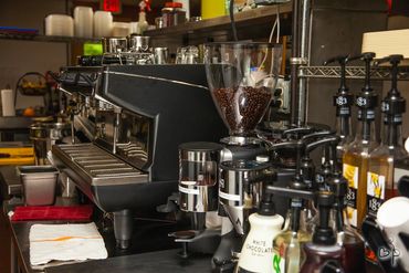 The espresso machine that keeps us running on amazing lattes. 