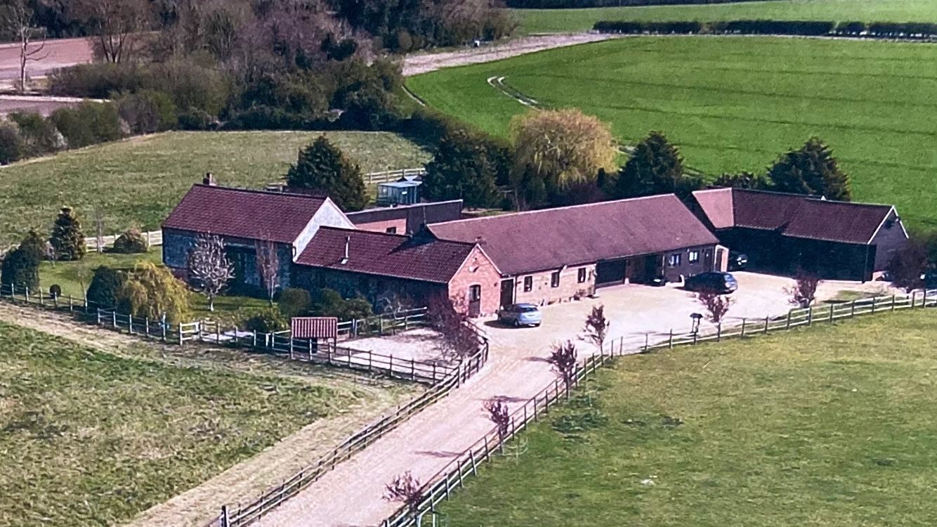 Butlers Barn Aerial View