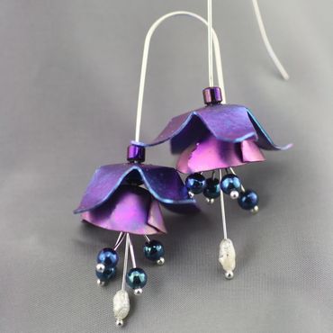 Titanium Fuscia earrings