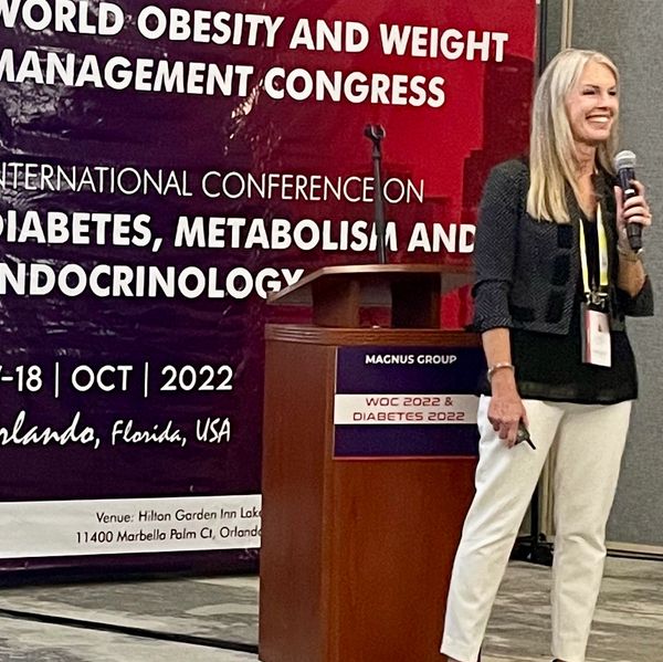Jennifer Keller Bourbonnais speaker at 2022 World Obesity Conference in Orlando, FL