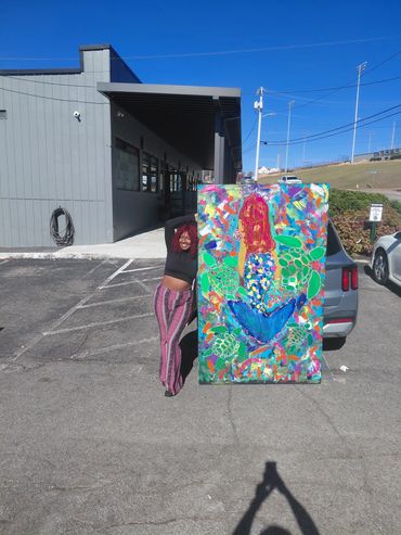 Ashe Core has partnered with local artist Dominique to help empower youth though art 🎨