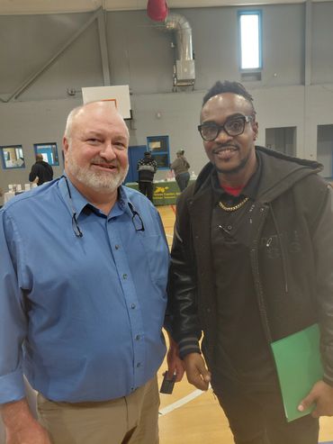 Wonderful discussing with Sam from TDOC and Founder LeBron Clay about bring education inside prision