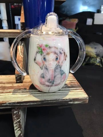 Custom tumbler, sippy cup