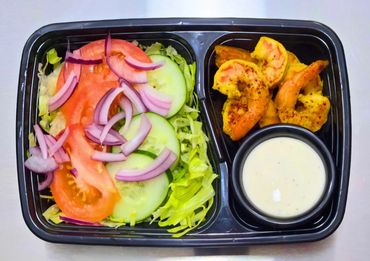 Shrimp Kabob Salad