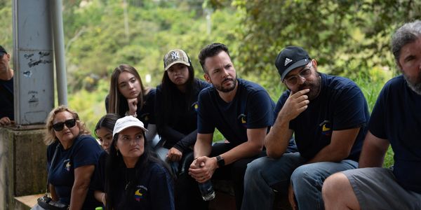 Real members of The Uriarte Foundation during a community mission trip,