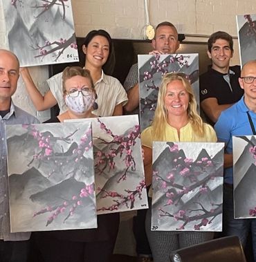 Group of participants at an Art Factory event