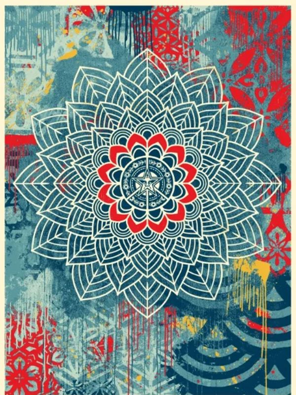 Art, Antiques and Collectables shop in Manchester. This is a signed print by Shephard Fairy.